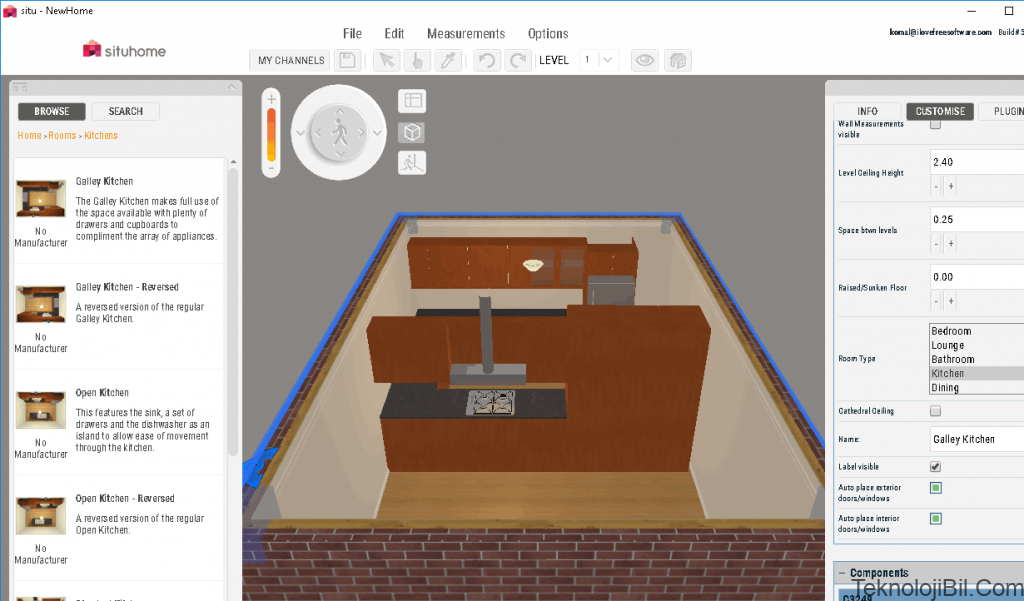 En İyi Mutfak Tasarım Programı Planlama Hazır Dizayn Modeller